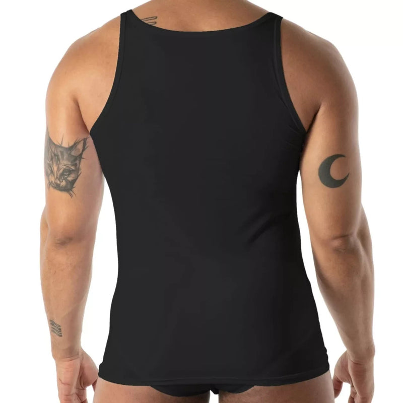 TOF PARIS Mon Amour Microfiber Tank Top Ultra-Soft in Black 55