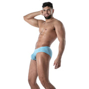 TOF PARIS Briefs Mon Amour Microfiber Low-Rise Brief in Blue 55