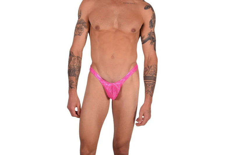 XL SMU Thong Pink Flash Design 9932 LT2