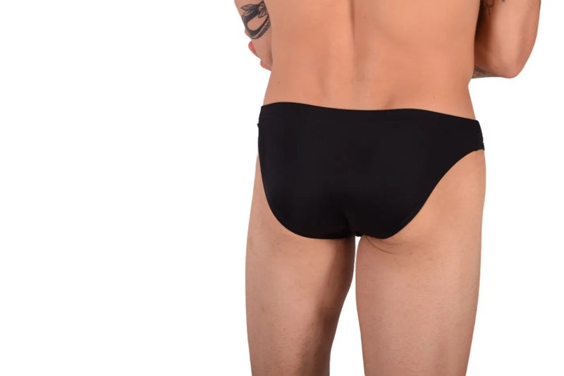 Small Swimwear SMU Detachable Shape Retention Swim-Brief Black 33800 MX7