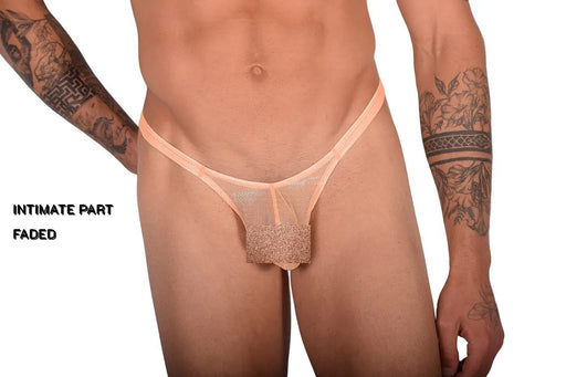 2XL SMU Sheer Brilliant Thong Hot To Wear Orange 9920 LT2