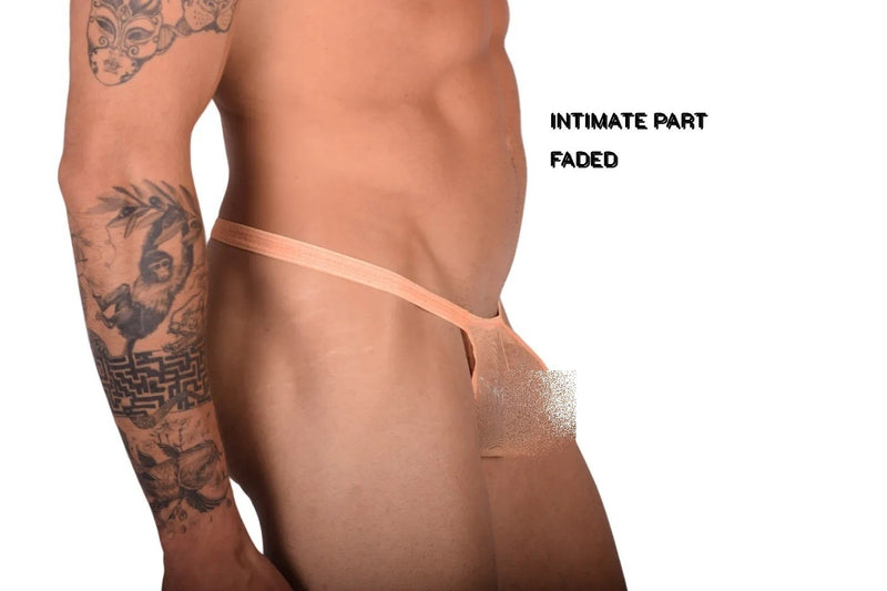 2XL SMU Sheer Brilliant Thong Hot To Wear Orange 9920 LT2