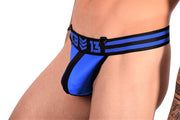 Small SMU Adjustable Leather Harness and a Thong Cell Block 13 Blue CH20