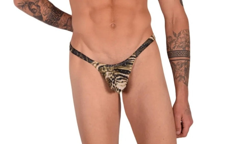 2XL SMU Thong Flash leopard Design 9949 LT3