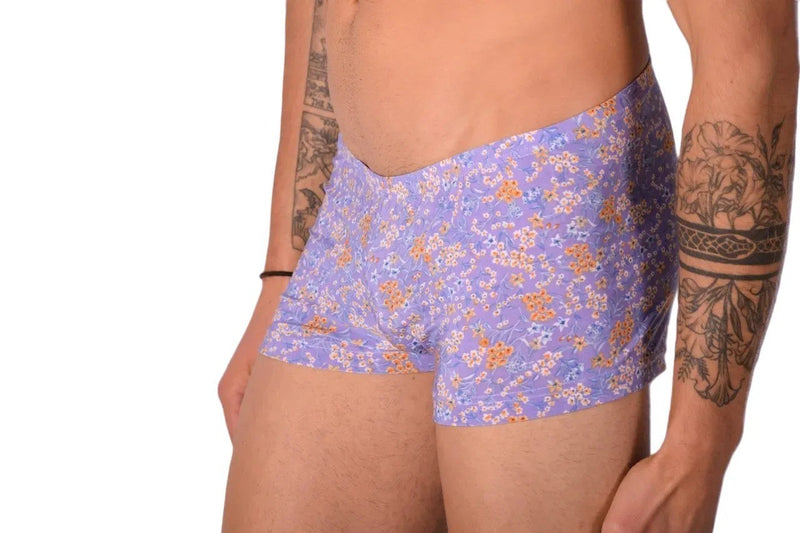 XS Mini-Boxer SMU Hipster Underwear Flowers 43138 MX12