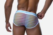 PUMP! Prism Brief Soft Cotton Cup Linned Pride Inspired Briefs 12090 39