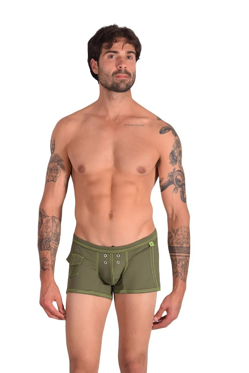 Medium Gregg Homme 3G Swimwear Sport Hipster Khaki 159108 MX24 8