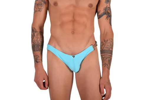 Small Swimwear SMU Detachable Shape Retention Swim-Brief Aqua 33800 MX7