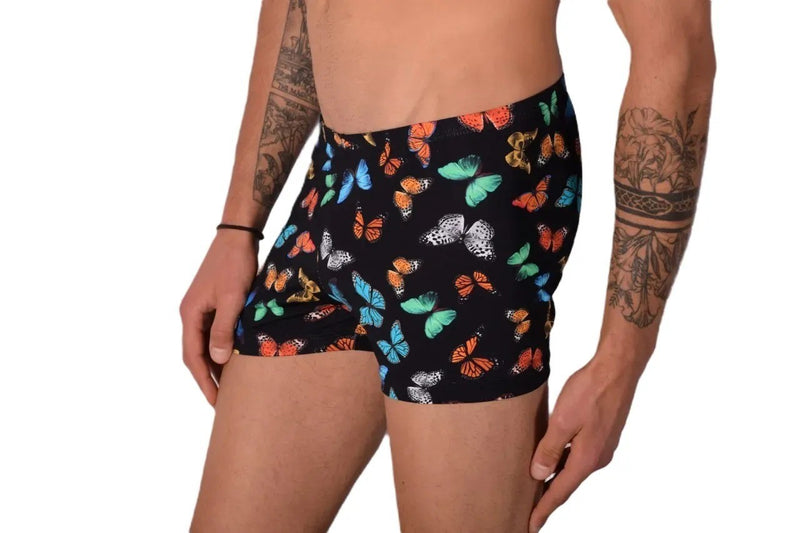 XS SMU Mens Swim Hipster Underwear Butterflies 43112 MX12