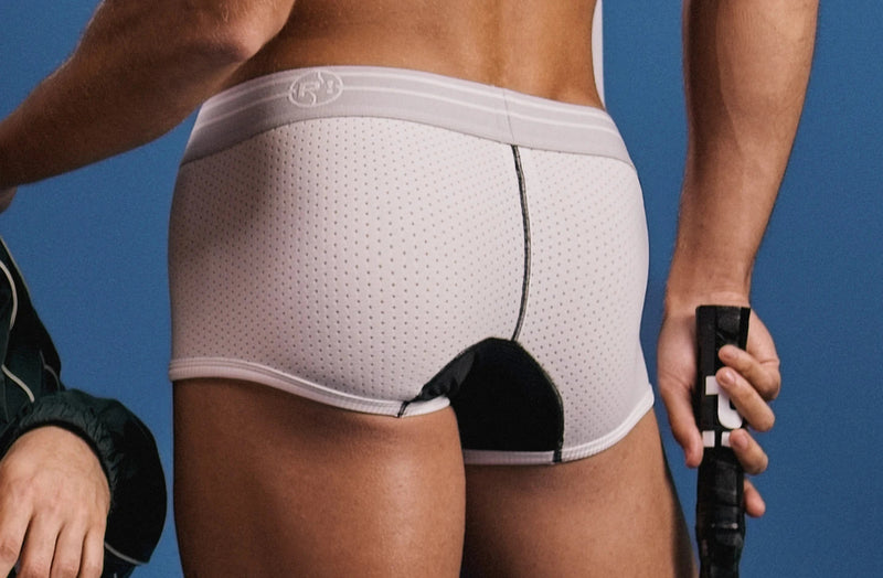 PUMP! Deuce Boxer Ribbed Leg Micromesh Light Boxer Trunk  11122 39