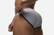 PUMP! Net Sidecut Brief Webbed-Mesh Cup Linned Briefs 12091 34