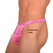 SMU Sensual See-Through Pink Thong 33836 MX17