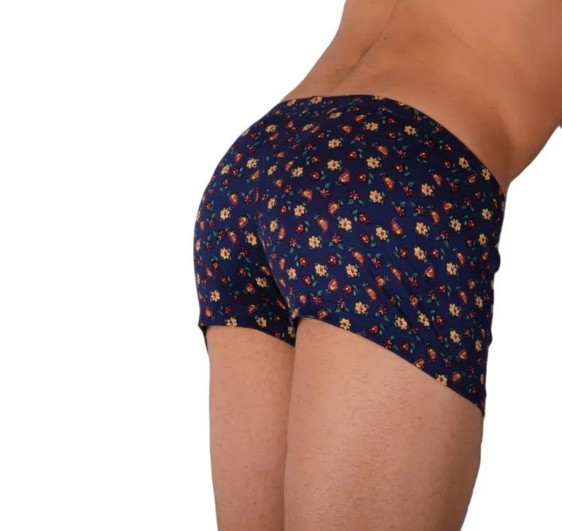 XS SMU Mens Hipster Underwear Flower Print 43115 MX12