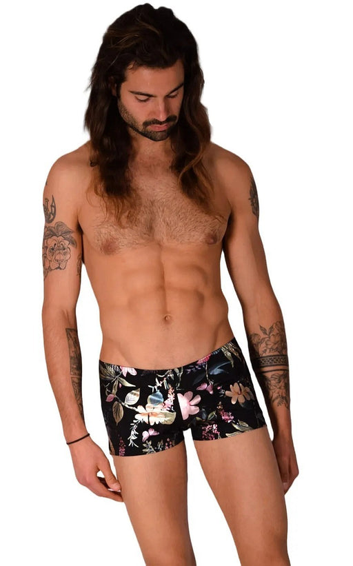 XS SMU Mens Hipster Flash Flower Mini Boxer 43121 MX12