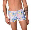 XS SMU Mens Swim Hipster Underwear Flowers 43139 MX12
