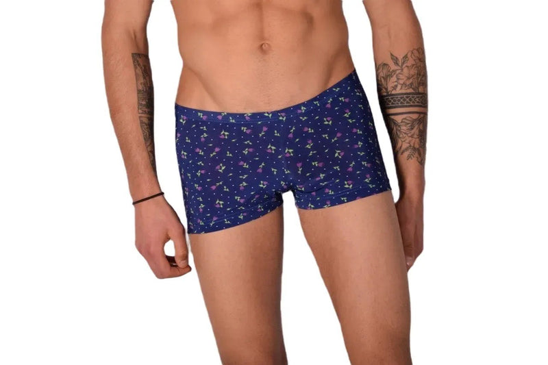 XS SMU Mens Hipster Underwear Tulips Navy 43113 MX12