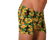 XS SMU Mens Swim Hipster Underwear FLOWERS 43130 MX12