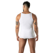 TOF PARIS Tank Top Mon Amour Microfiber Ultra-Soft in White 55