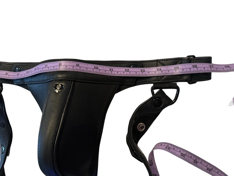 Medium SMU Leather Jockstrap Removable Codpiece 8022 MX25