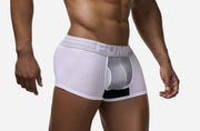PUMP! Deuce Boxer Ribbed Leg Micromesh Light Boxer Trunk  11122 39