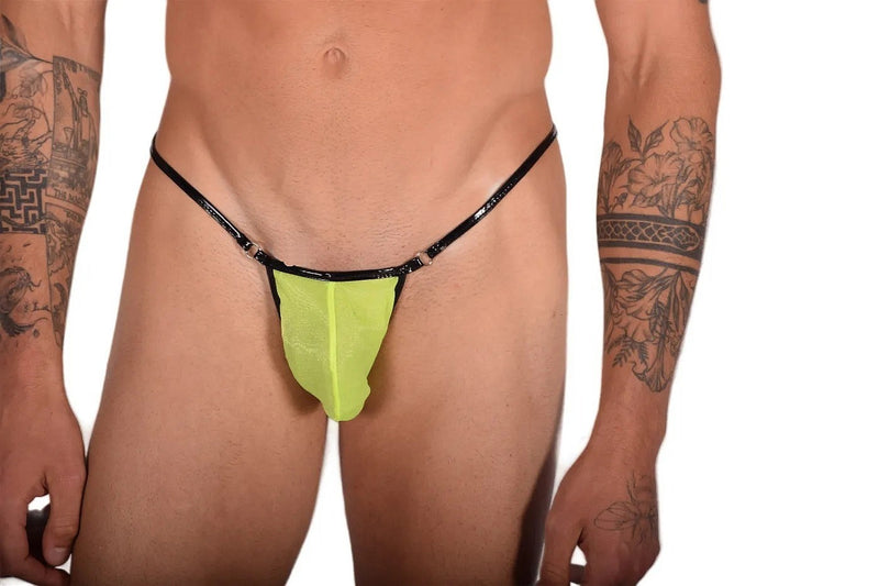 SMU G-String See-trough Hot and Fun to Wear Lime 9927 LT2
