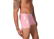 XS SMU Mens Faux Leather Look  Hipster Pastel Pink 43153 MX12