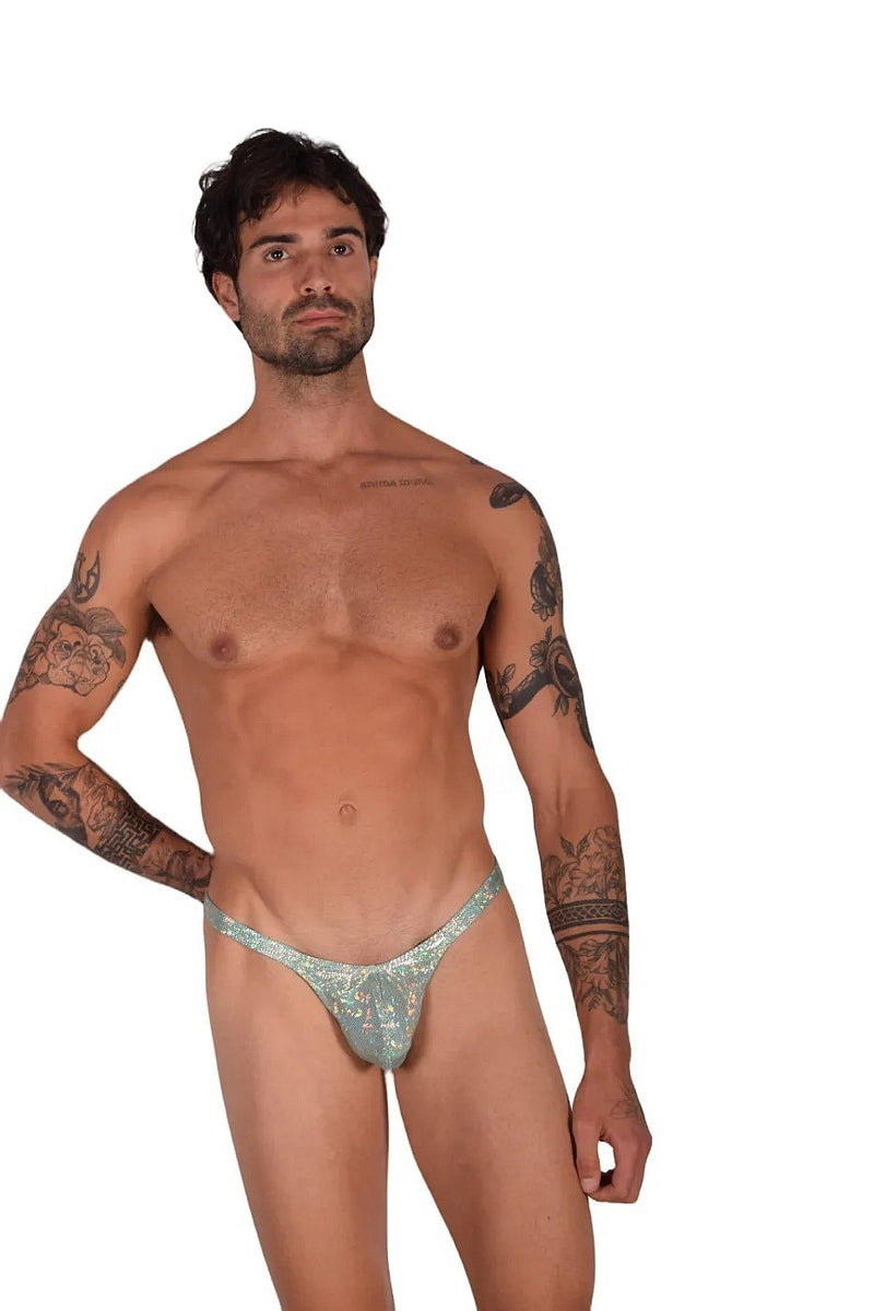 XL SMU Flash Thong Hot To Wear Aqua 9922 LT2