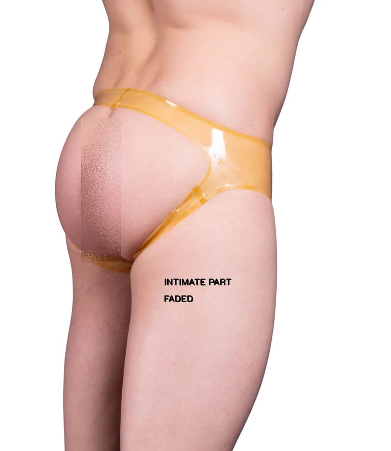 XS Polymorphe Mens Jock Top Quality Latex Amber UN-82 9