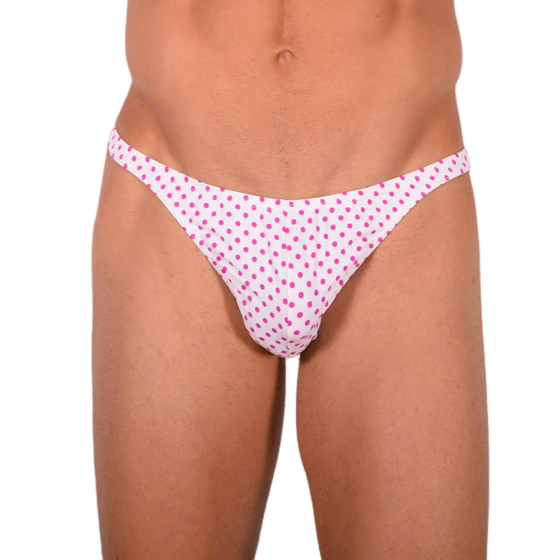 XS SMU Sexy White and Pink Thong 33859 MX17