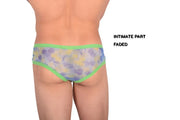 Small SMU Feminine Brief Slip See-Through Lace Colorful Fabric 65018 33