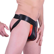 SMU Sexy Men Leather Shop Pride Harness Jockstrap 32'' 36'' CH6