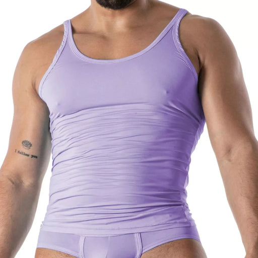 TOF PARIS Tank Top Mon Amour Microfiber Ultra-Soft in Purple 55