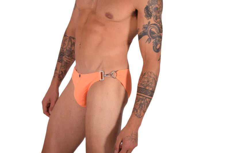 Small Swimwear SMU Detachable Shape Retention Swim-Brief Orange 33800 MX7