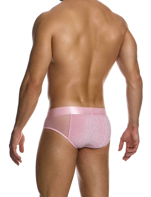 MODUS VIVENDI Delusion Classic Brief Knitted Lurex Yarns Jacquard Pink 02513 104