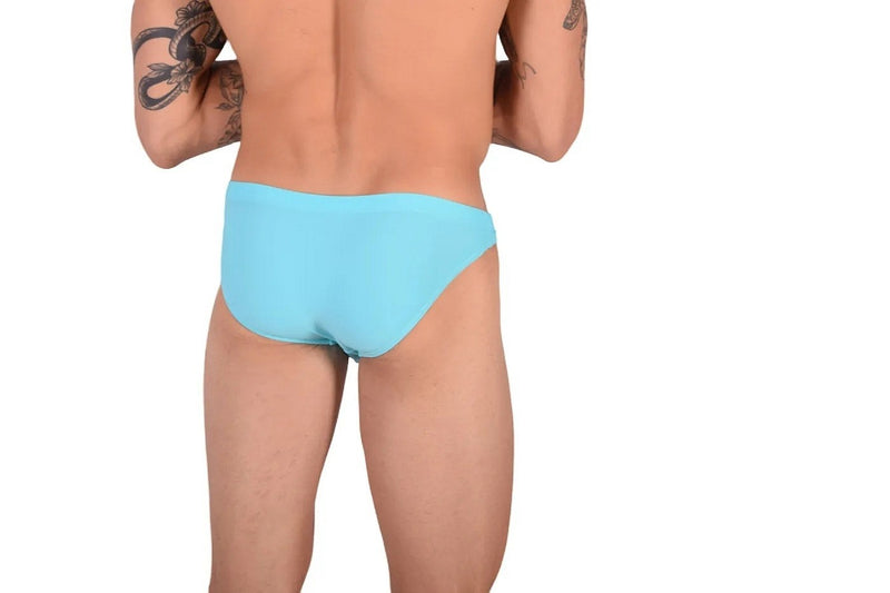 Small Swimwear SMU Detachable Shape Retention Swim-Brief Aqua 33800 MX7