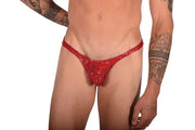 2XL SMU Flash Thong Hot To Wear Red 9921 LT2