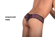 L SMU Cheeky C-Trough Boxer Brief  Brazilian Back Underwear Multi 9926 LT2