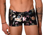 XS SMU Mens Hipster Flash Flower Mini Boxer 43121 MX12