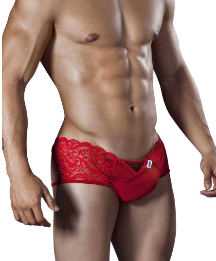 2XL-CANDYMAN Jockstrap en tissu extensible en microfibre Jock sexy rouge 99232X 7