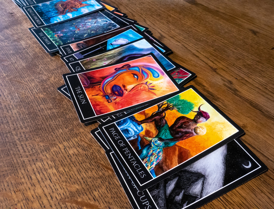 The Shapeshifting Tarot Cards - Full Deck Unique Artwork By SATIN BEES