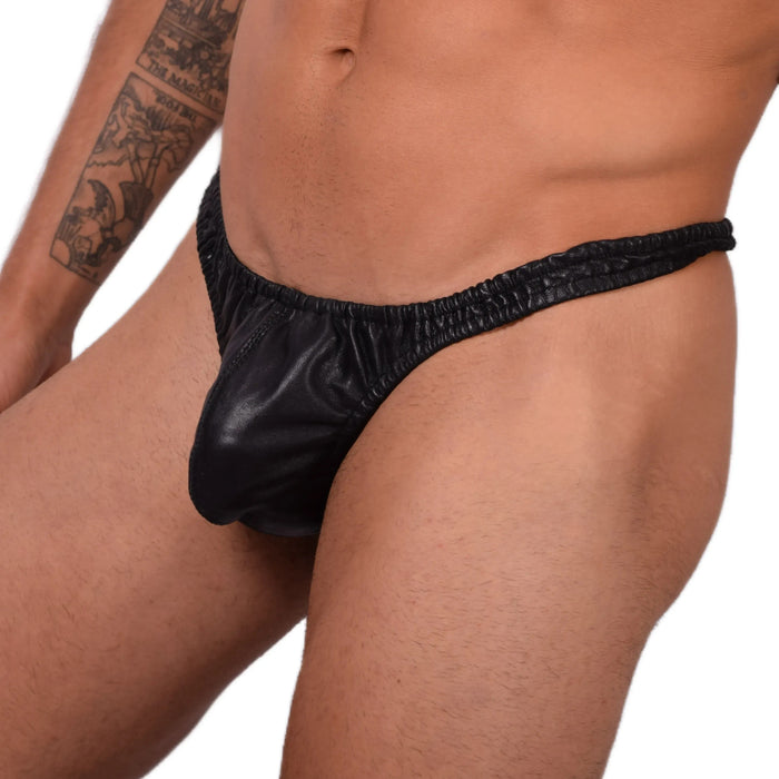 XS SMU Sensual Black Thong 33616 MX14