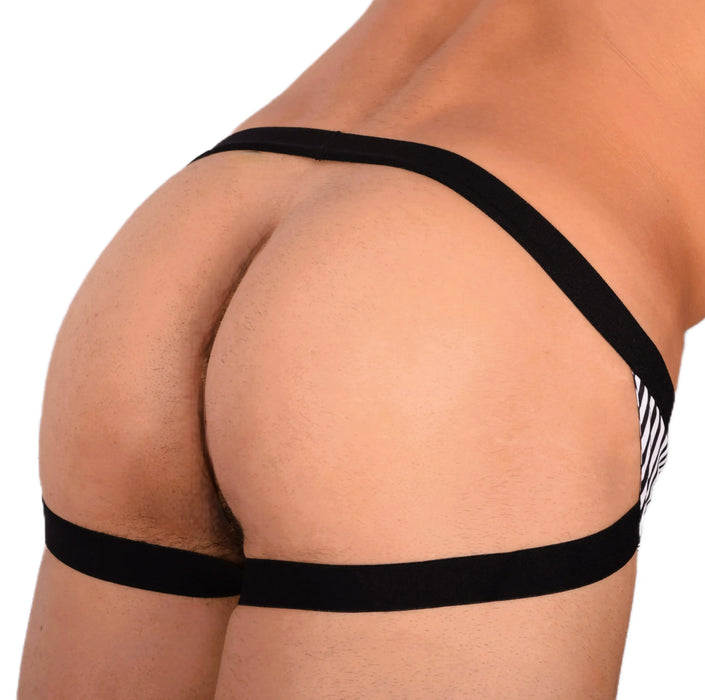 Jockstrap Modus Vivendi Viscose Jock Collection Animal Black 06816 3