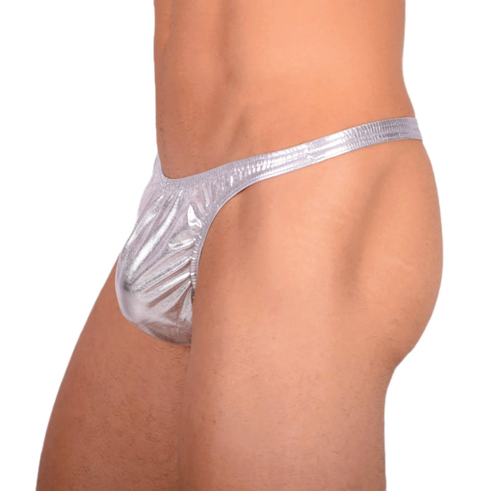 XS/S SMU Sexy Silver Thong 33705 MX15