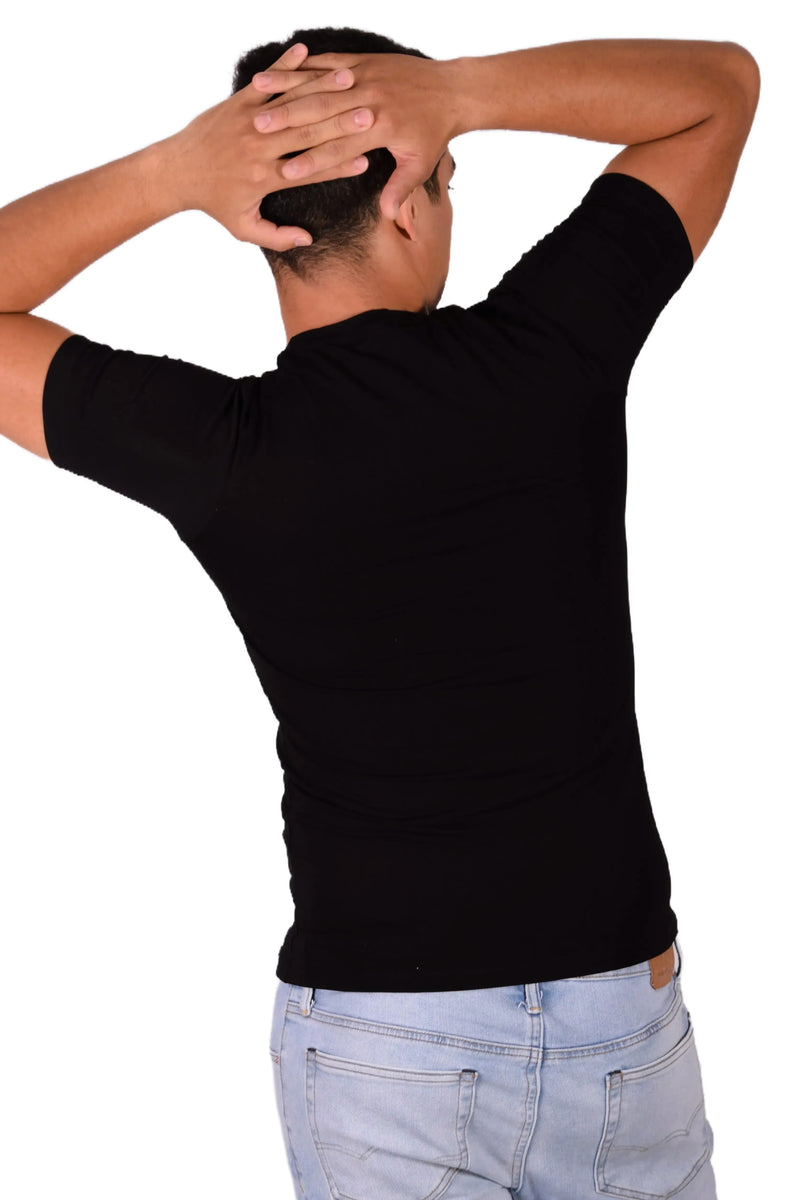 DOREANSE T-Shirt Classic Black Coton Shirts 2535 23