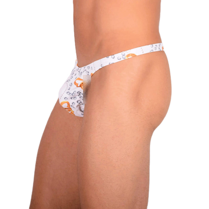 S SMU White Sexy Rings Thong 33668 MX15