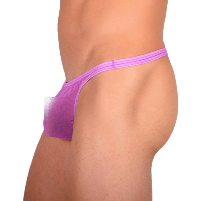 S SMU Sexy C-Thru Pink Thong 33710 MX15