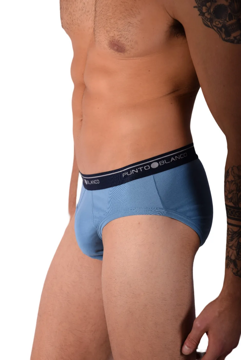 Small Punto Blanco Small Briefs Basix 53489-10 Light Blue P18