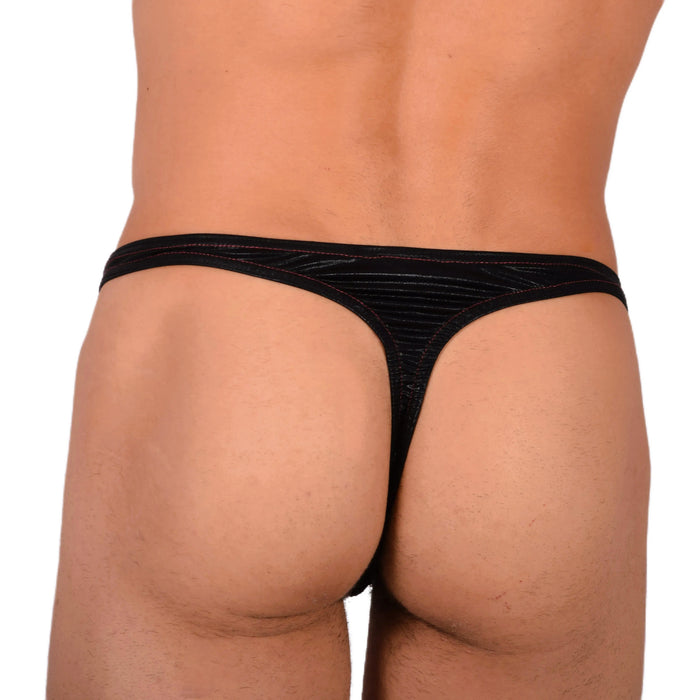 L Wojoer Sexy Deep Black Thong 33937 MX18