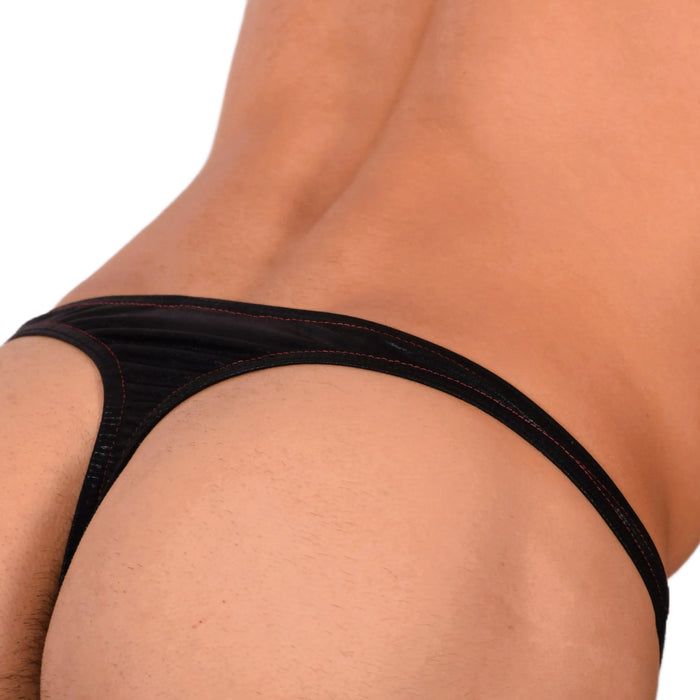 L Wojoer Sexy Deep Black Thong 33937 MX18