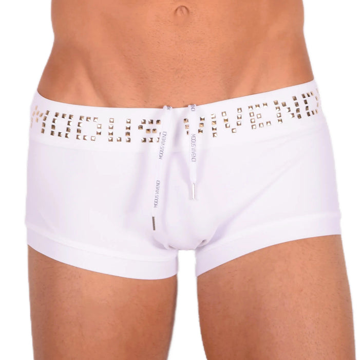 Modus Vivendi Swim-Short Maillot de bain Brésil métallisé Blanc BS1821 18